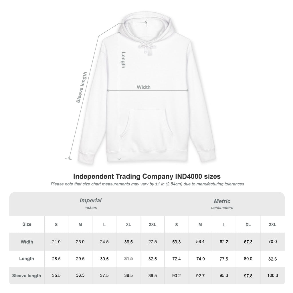 Custom Logo Hoodie — Personalized White Heavyweight Pullover