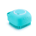 Silicone Pet Bath Brush – Shampoo Dispenser Grooming Tool for Dogs & Cats