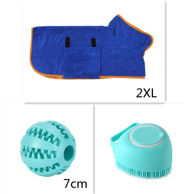 Silicone Pet Bath Brush – Shampoo Dispenser Grooming Tool for Dogs & Cats