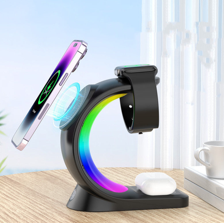 4-in-1 Magnetic Wireless Charging Station for iPhone, AirPods & Apple Watch