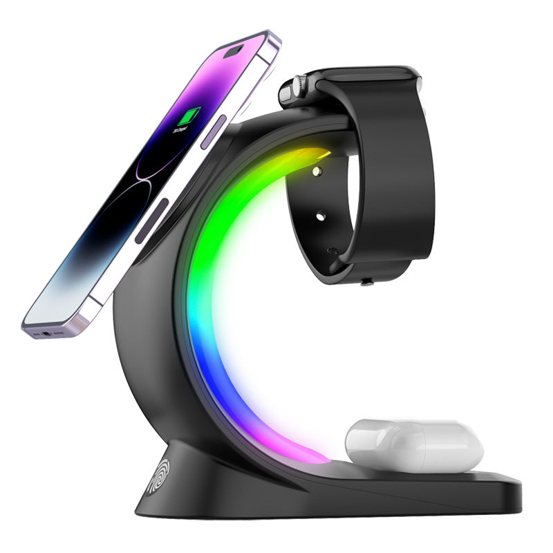 4-in-1 Magnetic Wireless Charging Station for iPhone, AirPods & Apple Watch