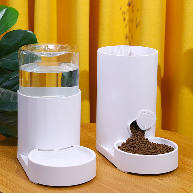 Automatic Pet Feeder & Water Dispenser – Smart Food & Water Bowl for Dogs & Cats