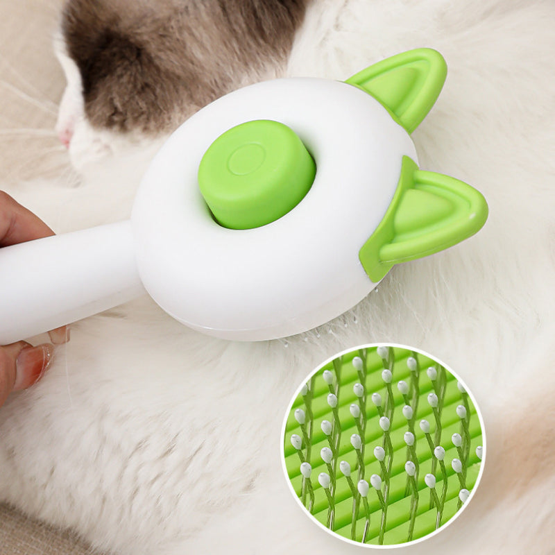 Self Cleaning Pet Hair Remover Brush for Dogs & Cats