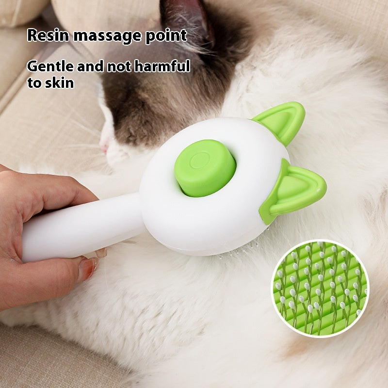 Self Cleaning Pet Hair Remover Brush for Dogs & Cats